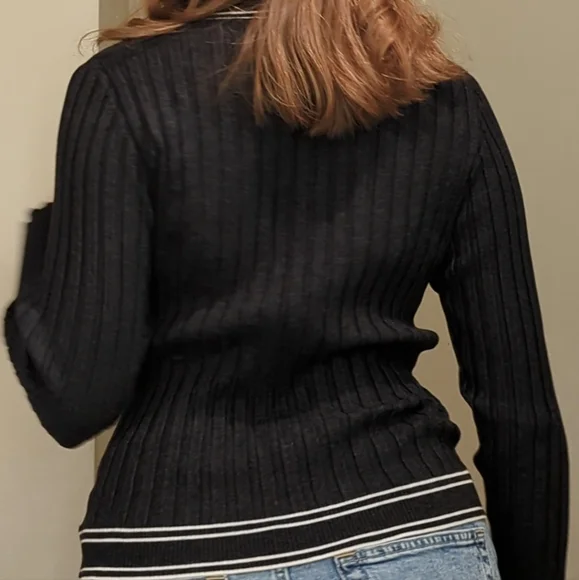 Long sleeve Ribbed Sweater - Picture 4 of 5